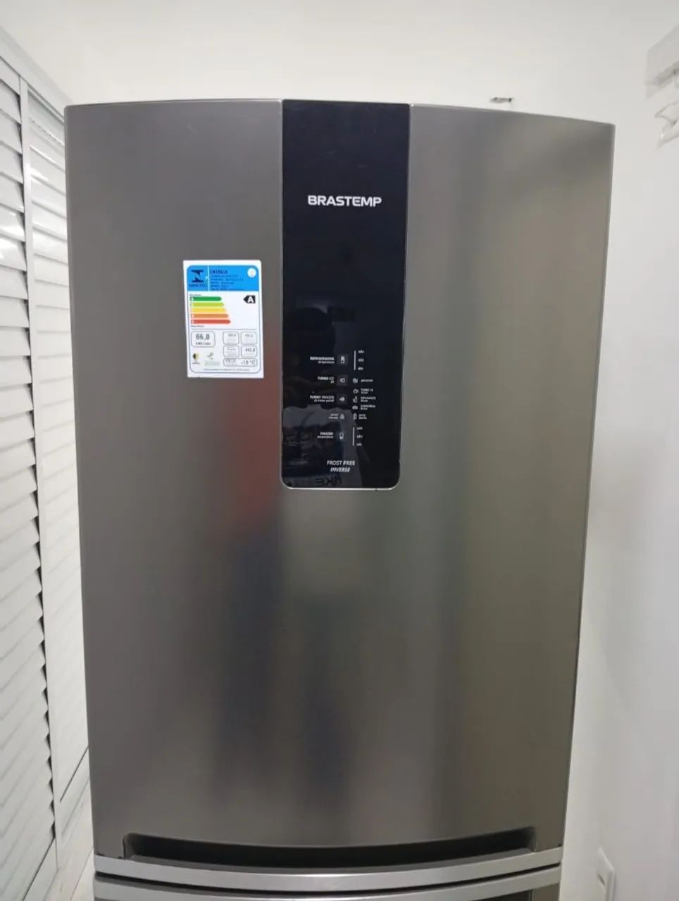GELADEIRA BRASTEMP FROST FREE INOX INVERSE  - Foto 2