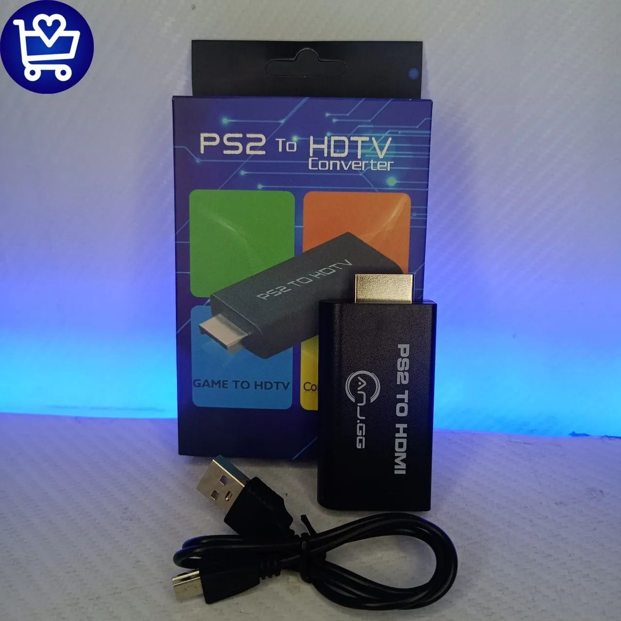 Conversor PS2 para HDMI - Novo -  G300 - Foto 3
