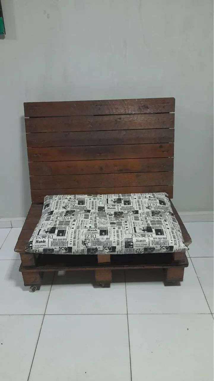 Banco de Pallet com Encosto - Foto 3
