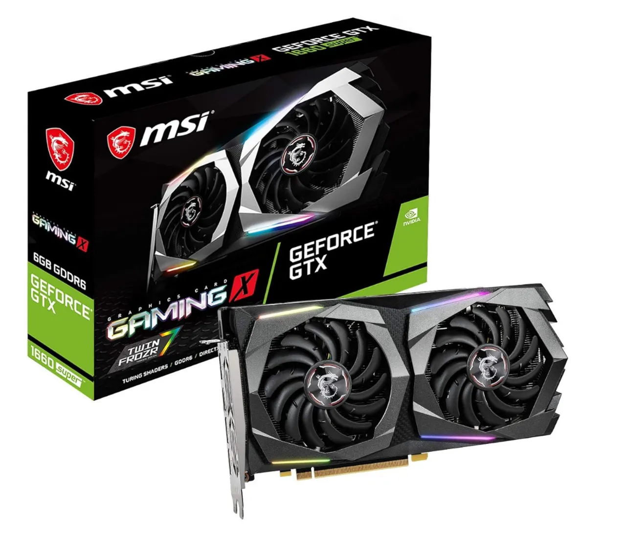 Placa de Vídeo MSI GeForce GTX 1660 Super Gaming X 6GB