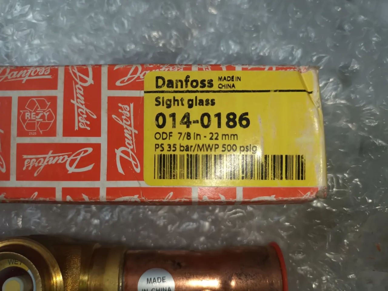 Visor Líquido Danfoss SGP 22s (014-0186) - ODF 7/8 22mm - Foto 2
