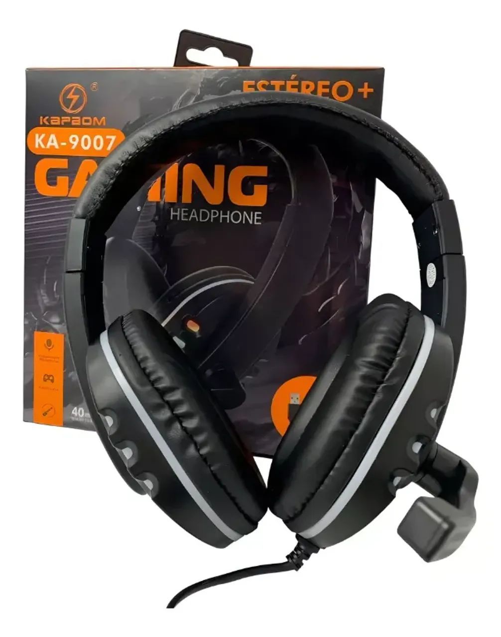 Headset Gamer Kapbom Ka-9007 Compatível C/ Pc, Notebook, Xbox e Playstation - Foto 2