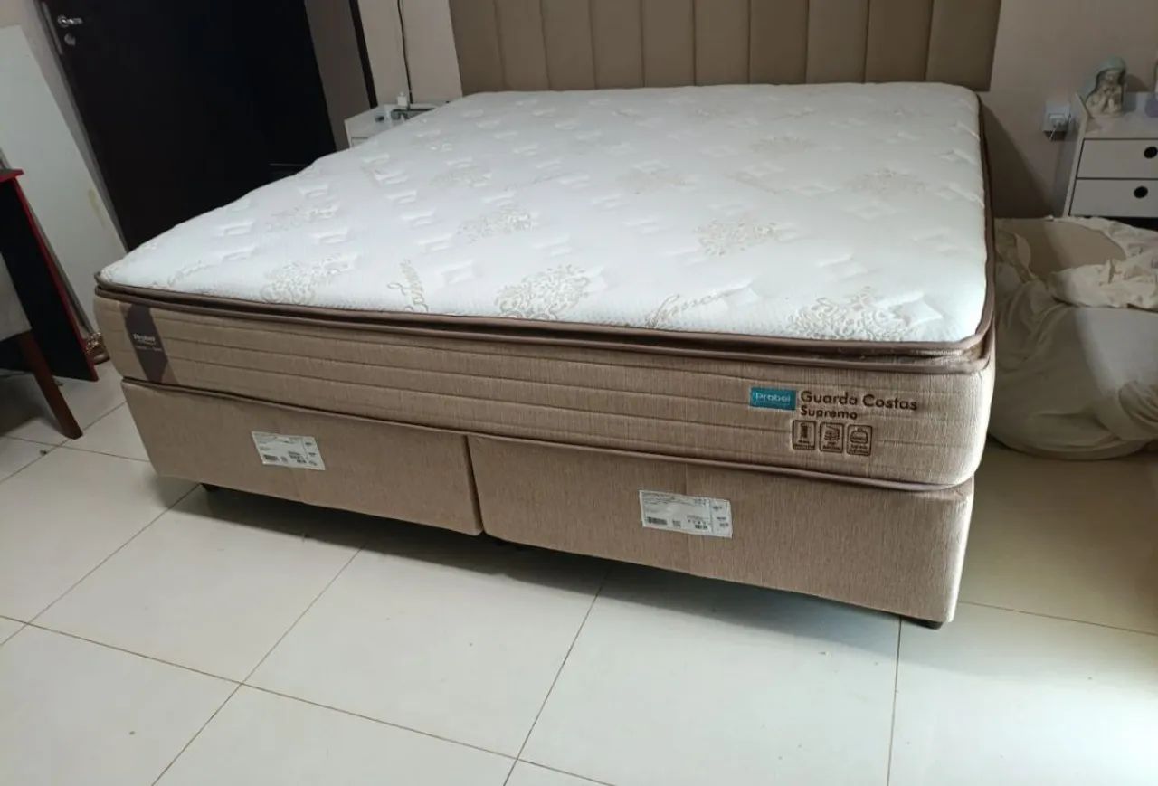 Cama box super king D33 molas ensacadas supremo 