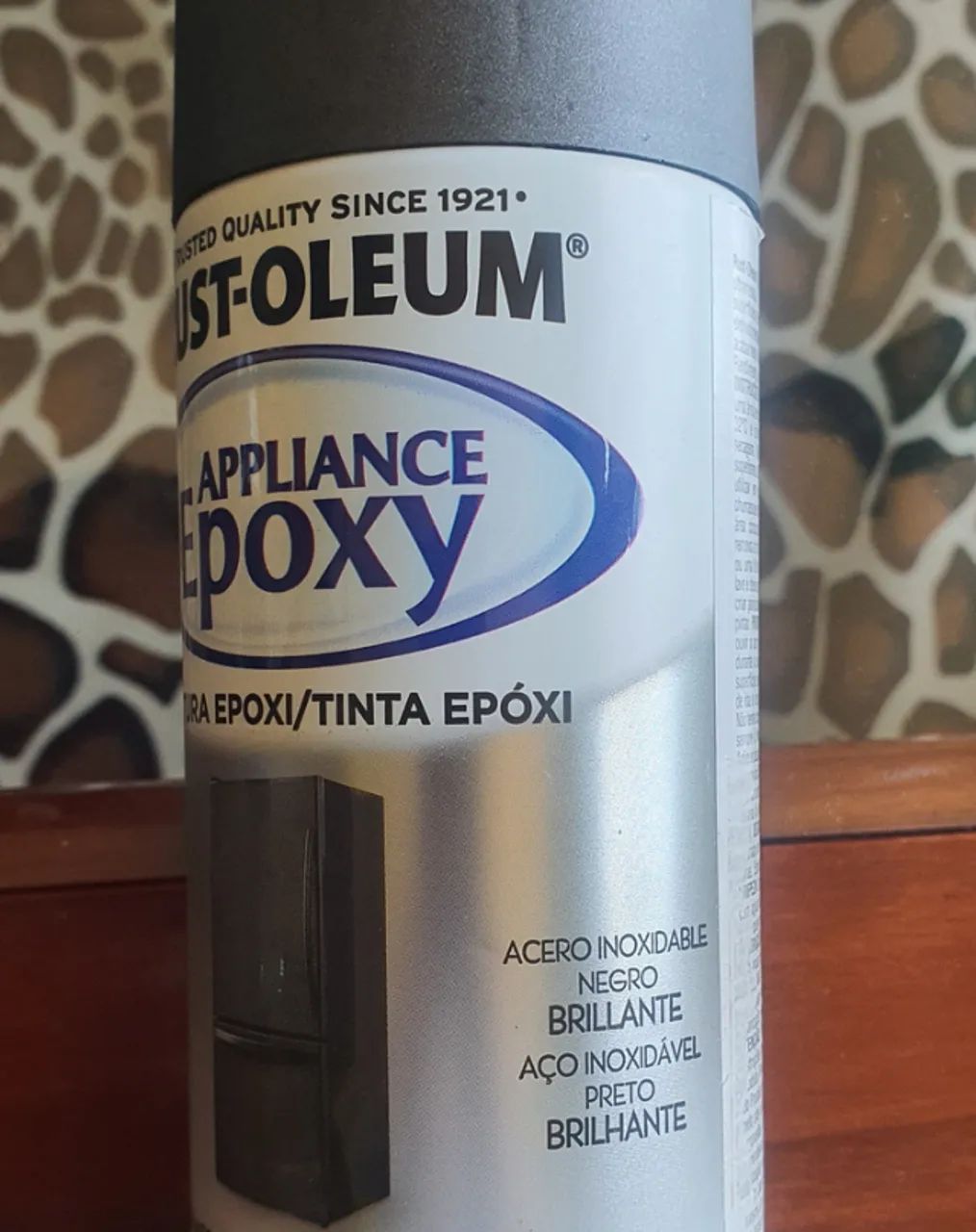 DESCONTO ESPECIAL Tinta Spray Epóxi da cor "Aço Inoxidável Preto" 340g  Rust-Oleum® - Foto 6