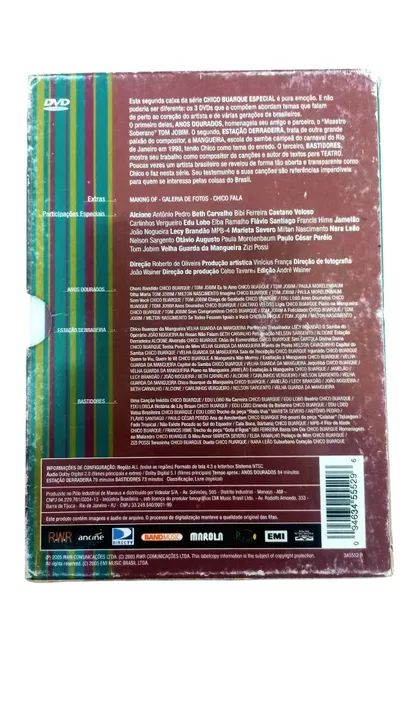 Box Dvd Triplo Chico Buarque Vol 2 - Foto 2