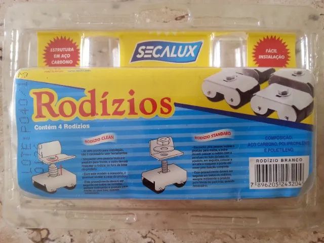 Rodízio para Fogão/Refrigerador/Freezer marca Secalux cor Branco - Foto 3