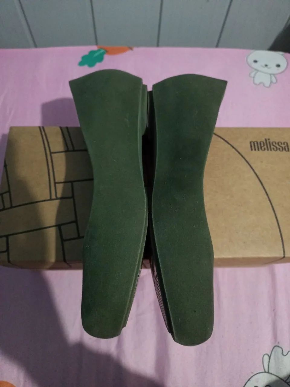 Melissa ultragirl velvet flocada verde - Foto 2