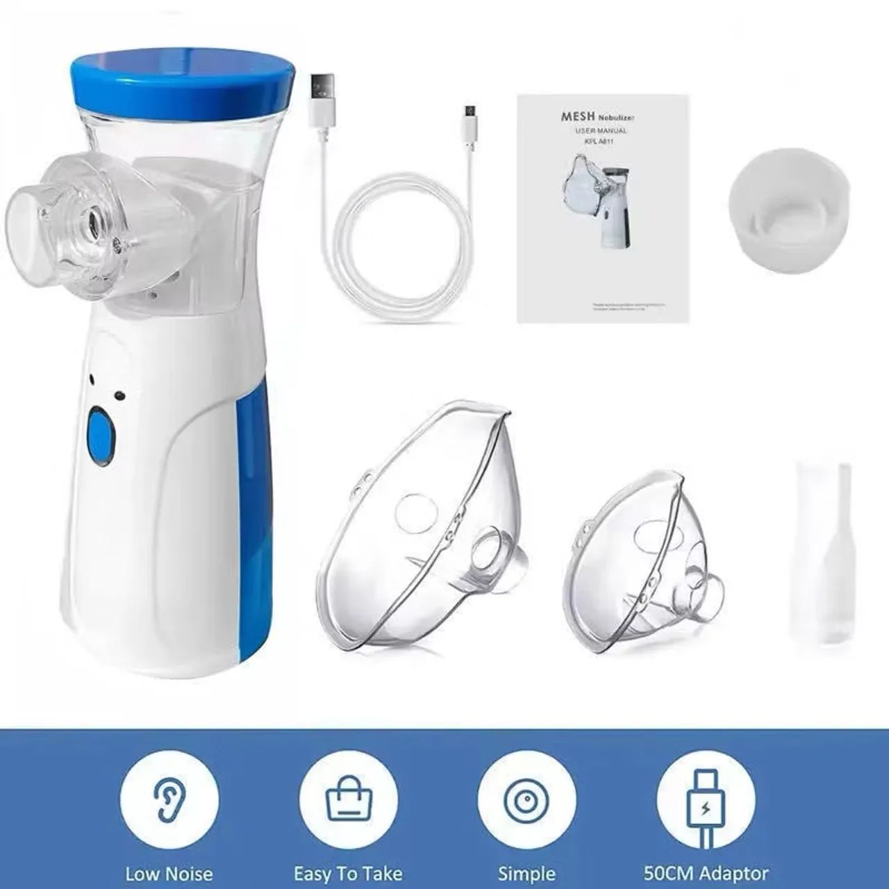 Nebulizador de Malha para Bebés e Crianças - Novo - Foto 3