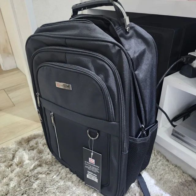 Mochila Executiva Notebook Chenson Original Preto - Foto 5