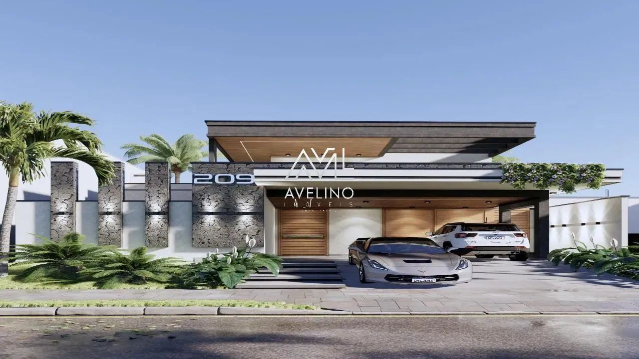 Casa em construção no condomínio Porto Madero