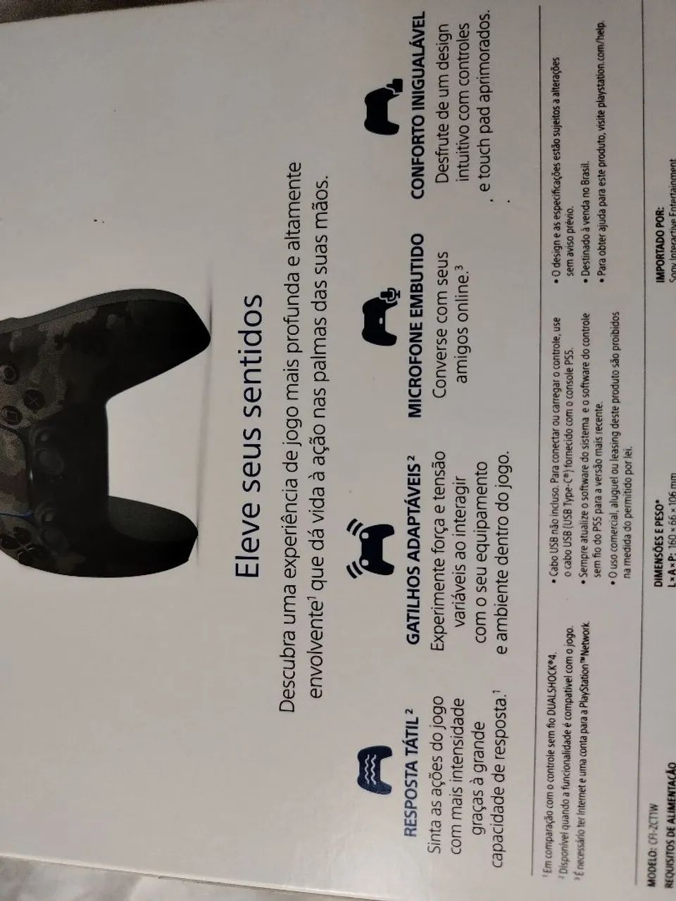 Controle dualsense  PS5 Camuflado  - Foto 3