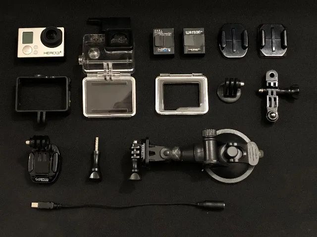 GoPro Hero 3+ Silver com acessórios - Foto 4