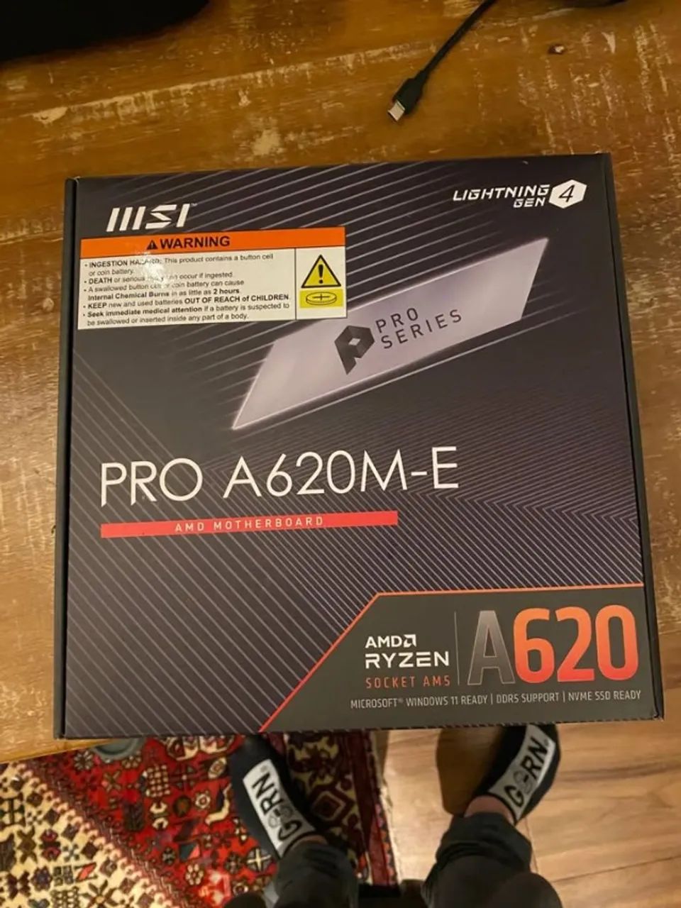 Placa mãe msi A620m - e PRO