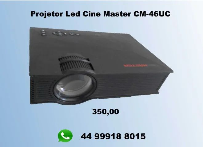 Projetor Cine Master - Ideal para Filmes e Séries a Noite - Foto 3