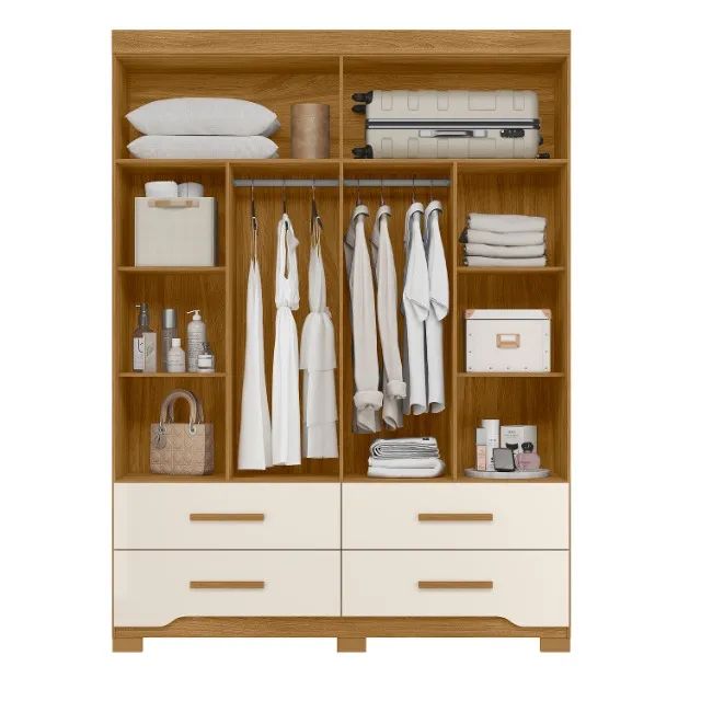 Guarda-Roupa com 4 Portas e 4 Gavetas - PRODUTO NOVO E EMBALADO - Foto 3