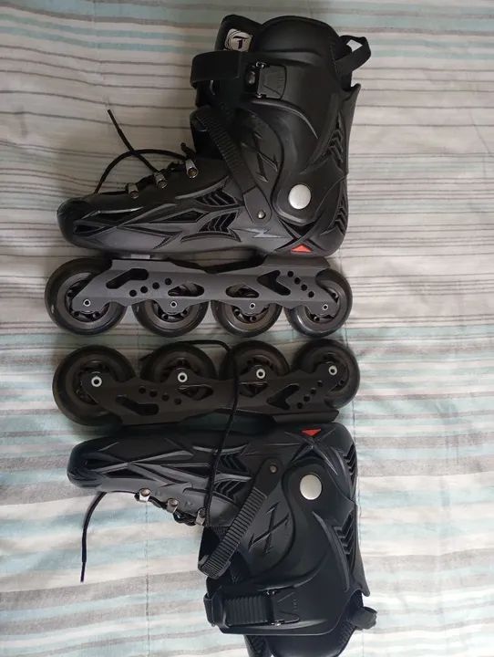 Patins Traxart Preto - Tamanho 39 - Foto 3