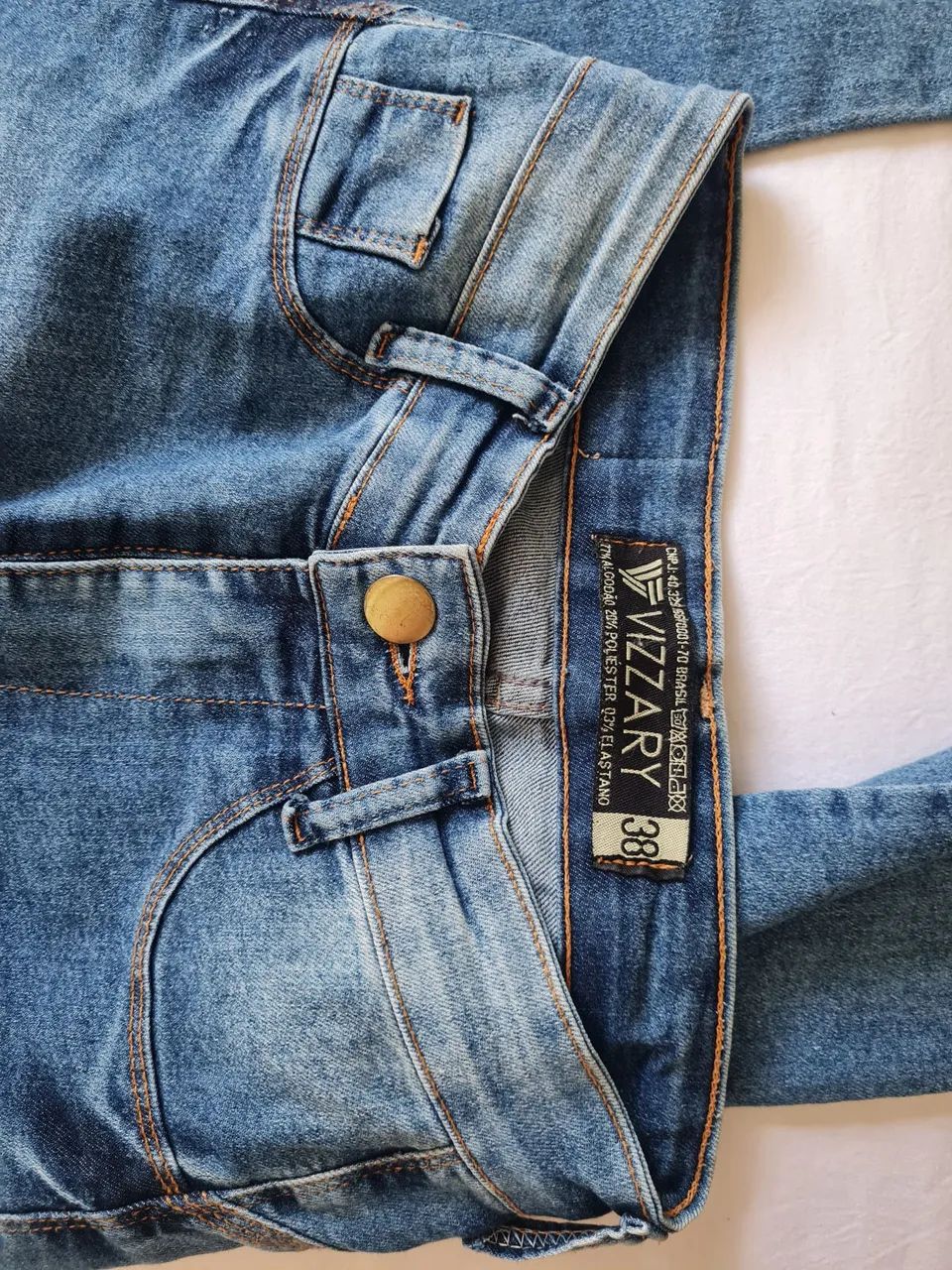 Calça Jeans Skinny Vizzary Azul - Tamanho 38 - Foto 3