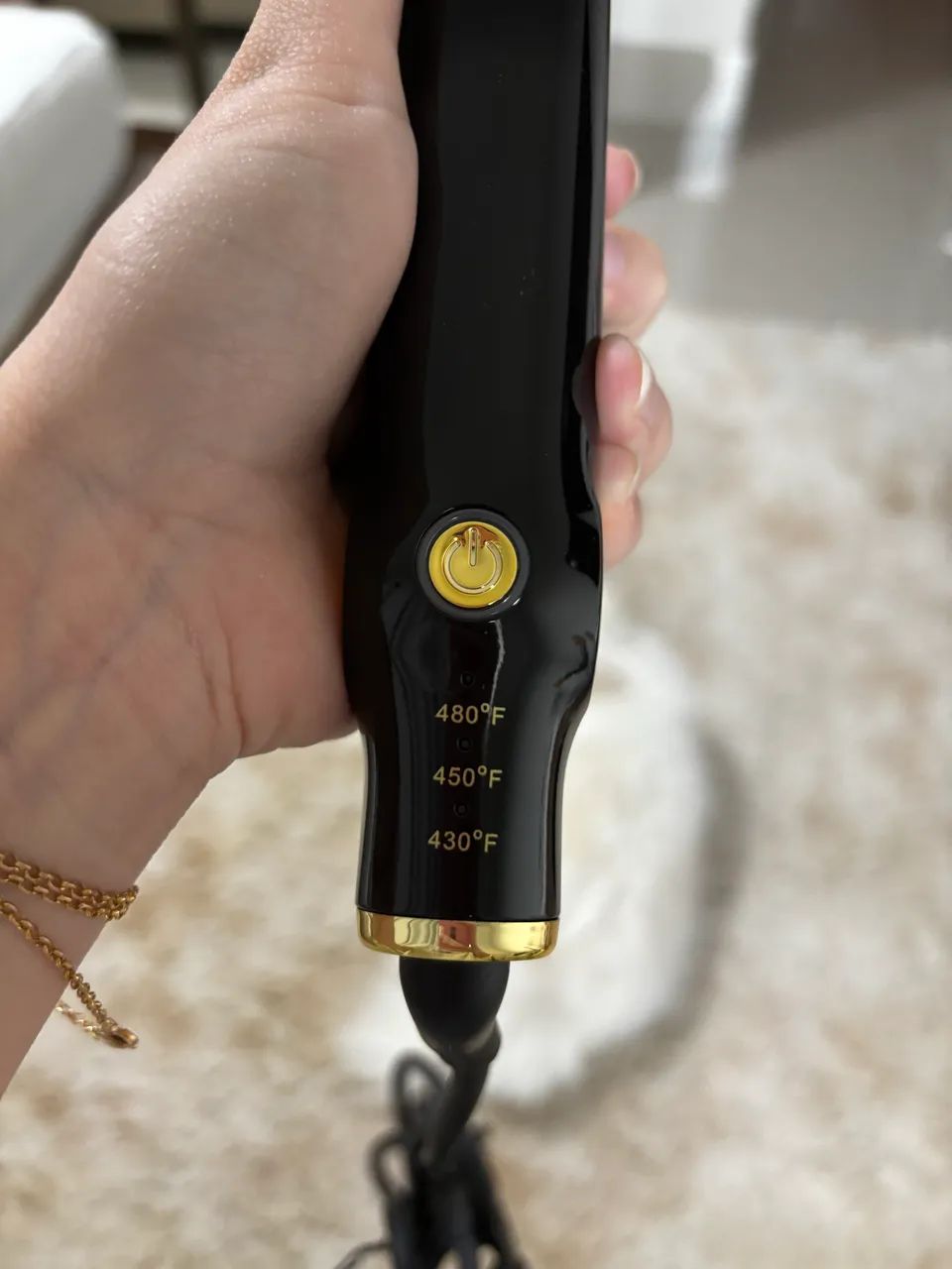 Chapinha de cabelo MQ Professional Hair Styling Max480 Slim Titanium preta - Foto 2