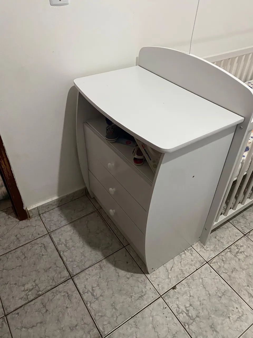 Berço com cômoda e colchão  - Foto 3