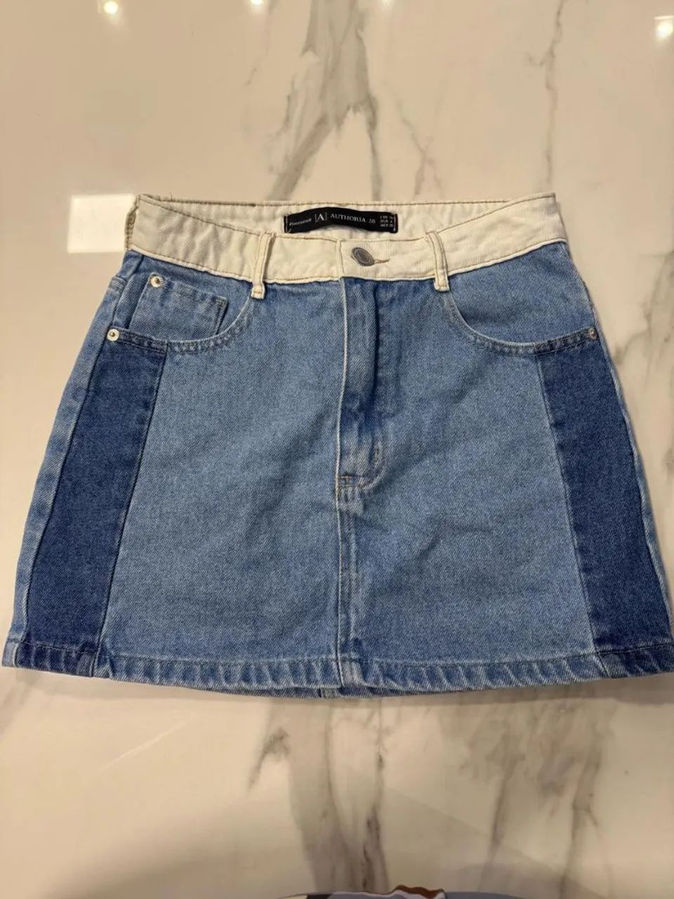 Saia Jeans Azul Autoria