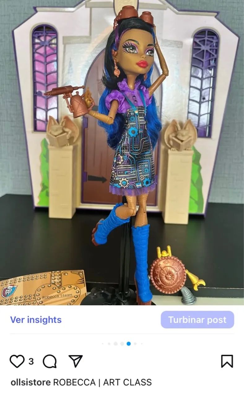 Boneca Monster High Robecca Steam - Foto 5