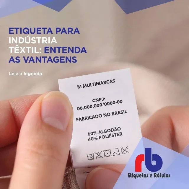 Fabricação de Etiquetas de Composição - Foto 3
