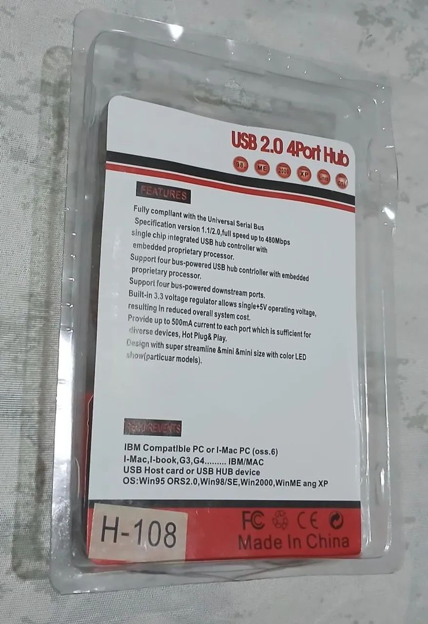 Adaptador USB 2.0 - 4 portas - Foto 4