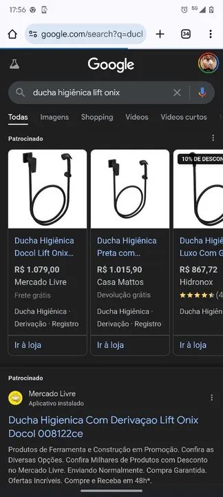 Ducha higiênica lift Onix  - Foto 4