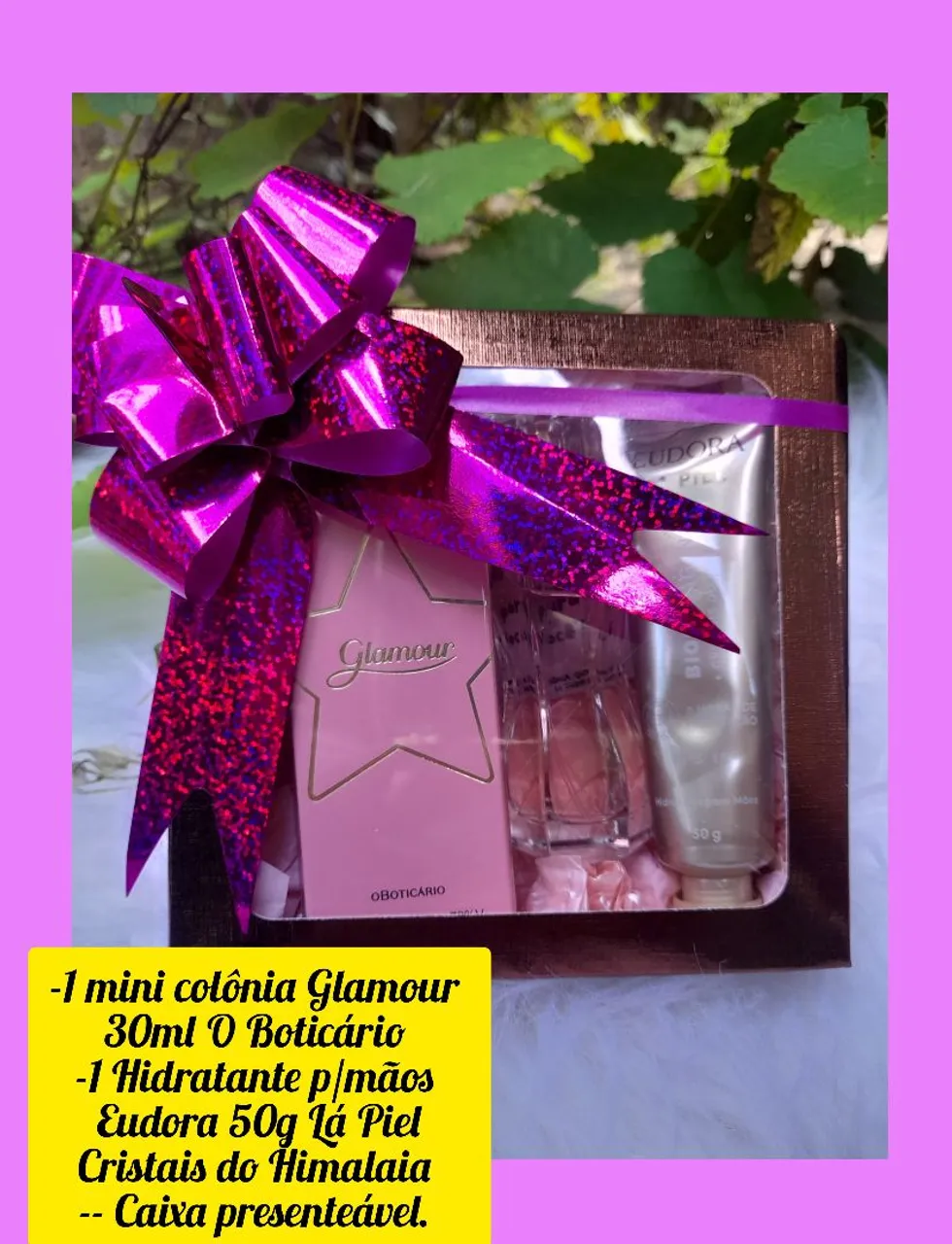 Kit Glamour O Boticário + Eudora