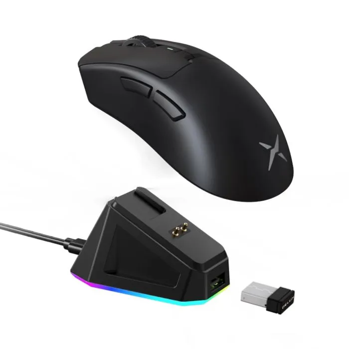 Mouse Gamer Sem Fio Delux M900 PRO