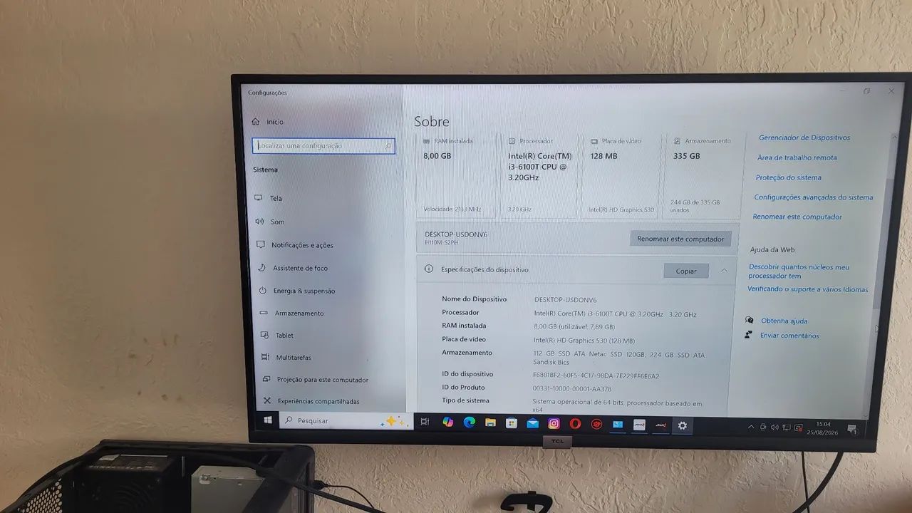 Pc computador intel i3 DDR4  - Foto 2