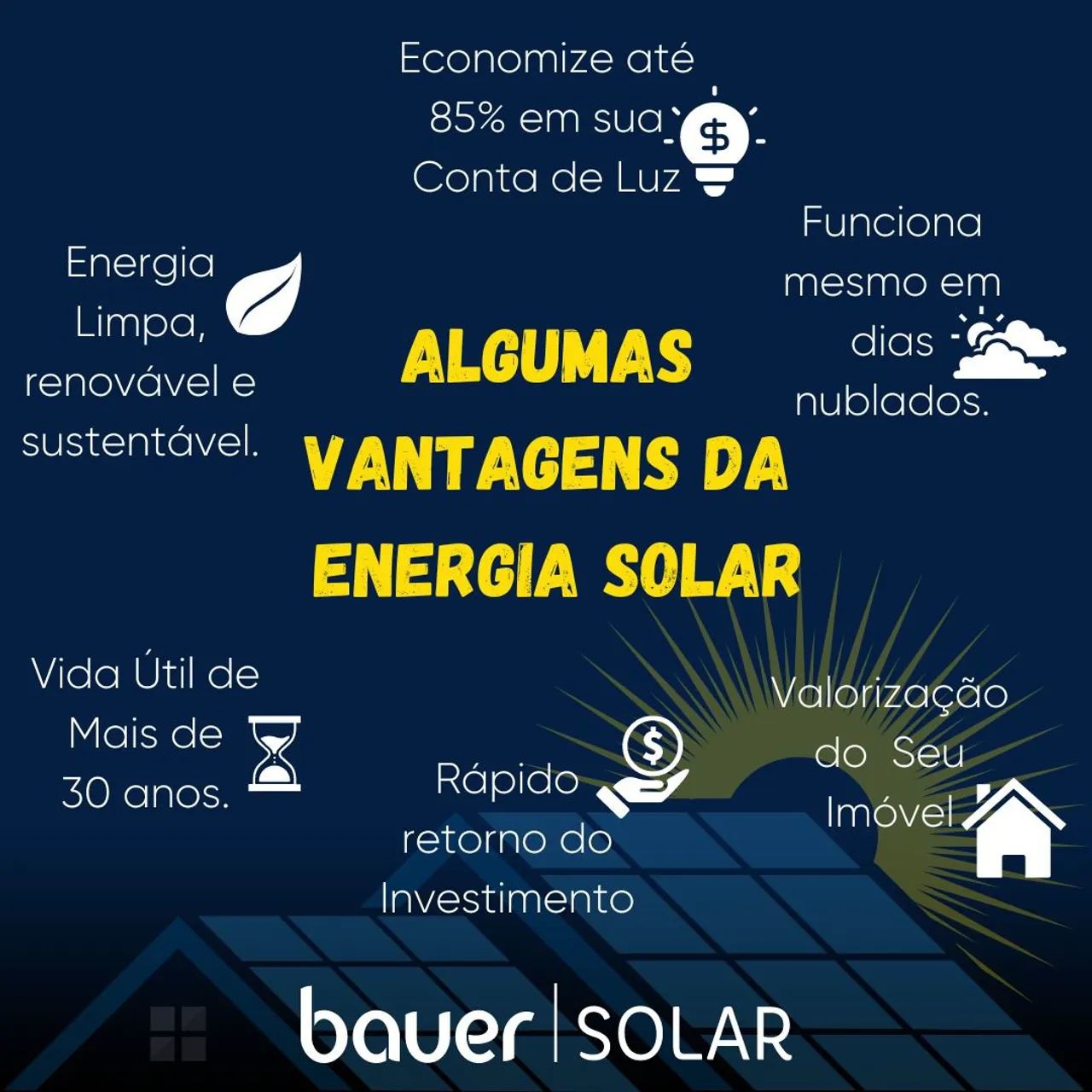 Energia solar, residencial, industrial, usina solar, ongrid, offgrid, híbrido - Foto 5