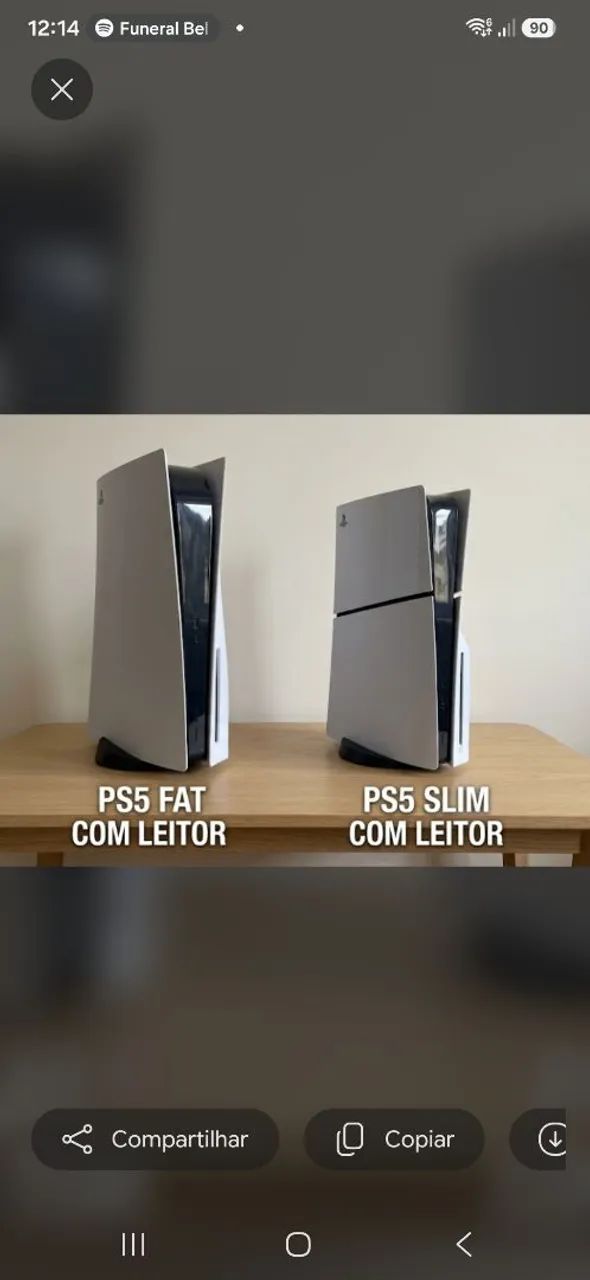 Capa de proteção Sony PS5 Fat - Zerada na caixa - Foto 2