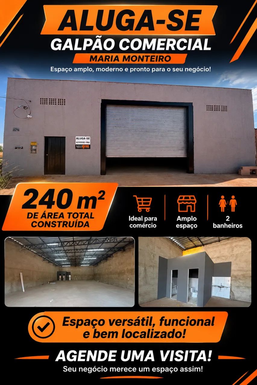 Aluga se Galpão Comercial  - Foto 4