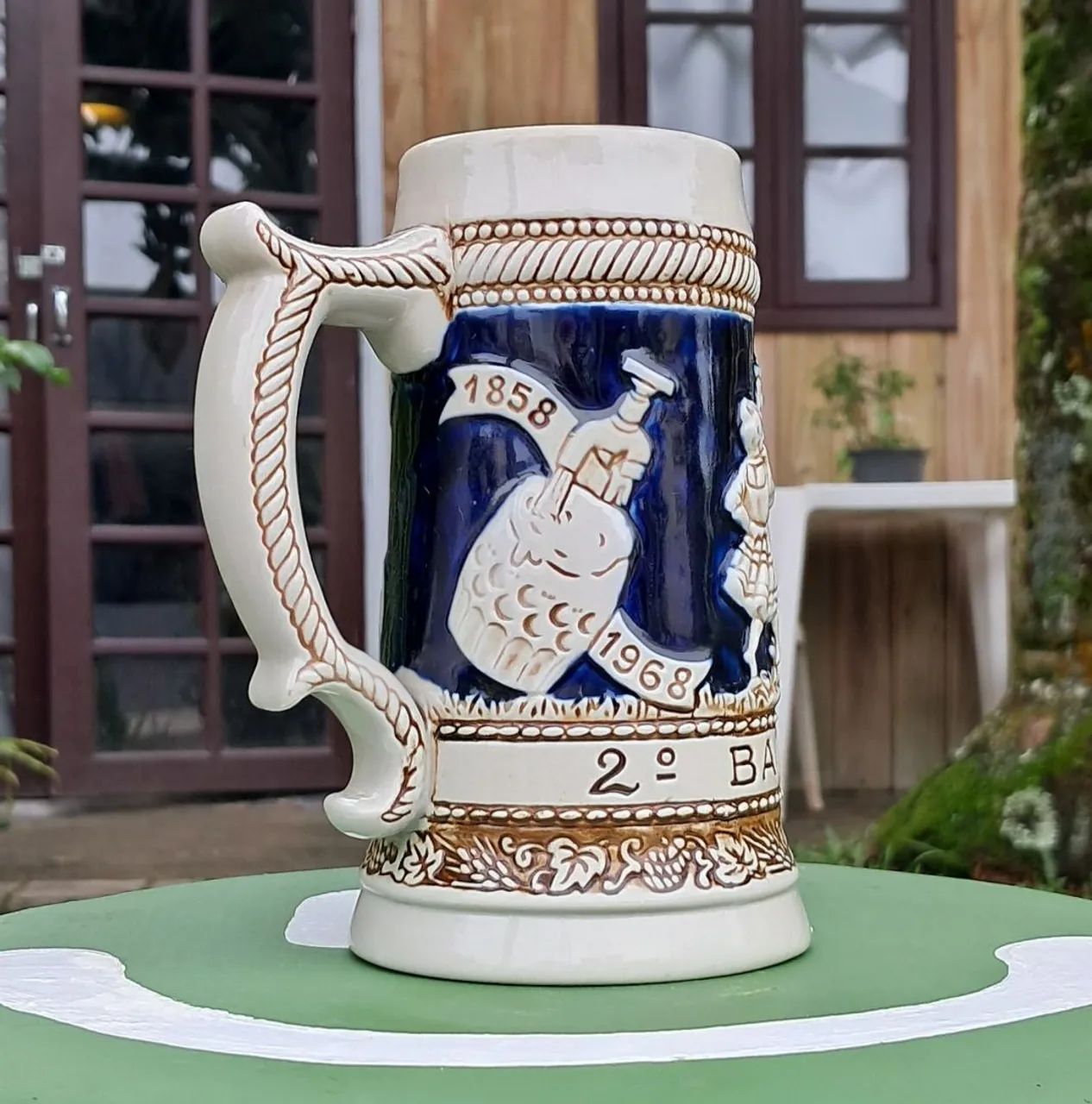 Caneca do 2° Baile do Chopp em 1968. Joinville.  - Foto 2