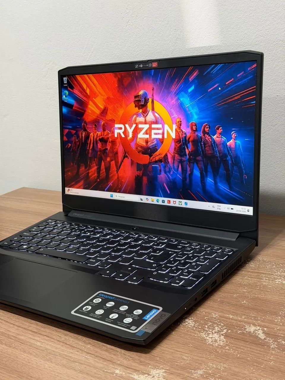 Notebook Lenovo Ryzen 7 8GB RAM 256 Ssd NVMe +NVIDIA GeForce 1650 4GB ...