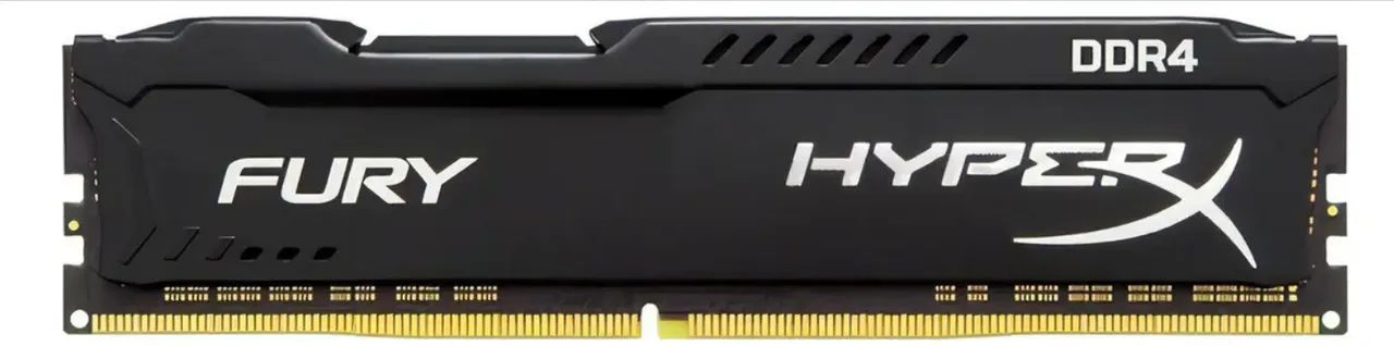 Memória RAM Fury DDR4 preto 8GB 1x8GB HyperX HX426C16FB2/8