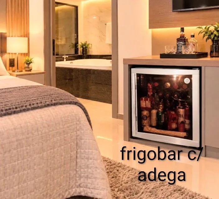 Frigobar c função adega também 