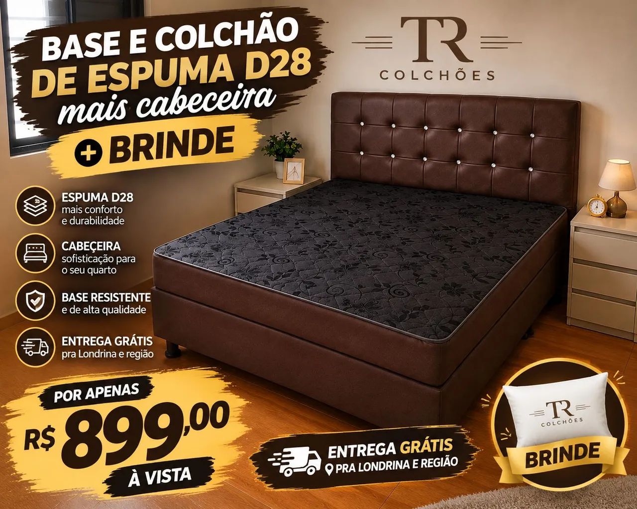 Vendo base e colchão separado 