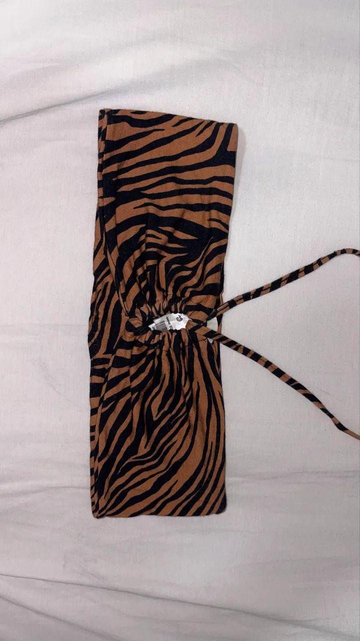 Top/cropped com várias amarrações 