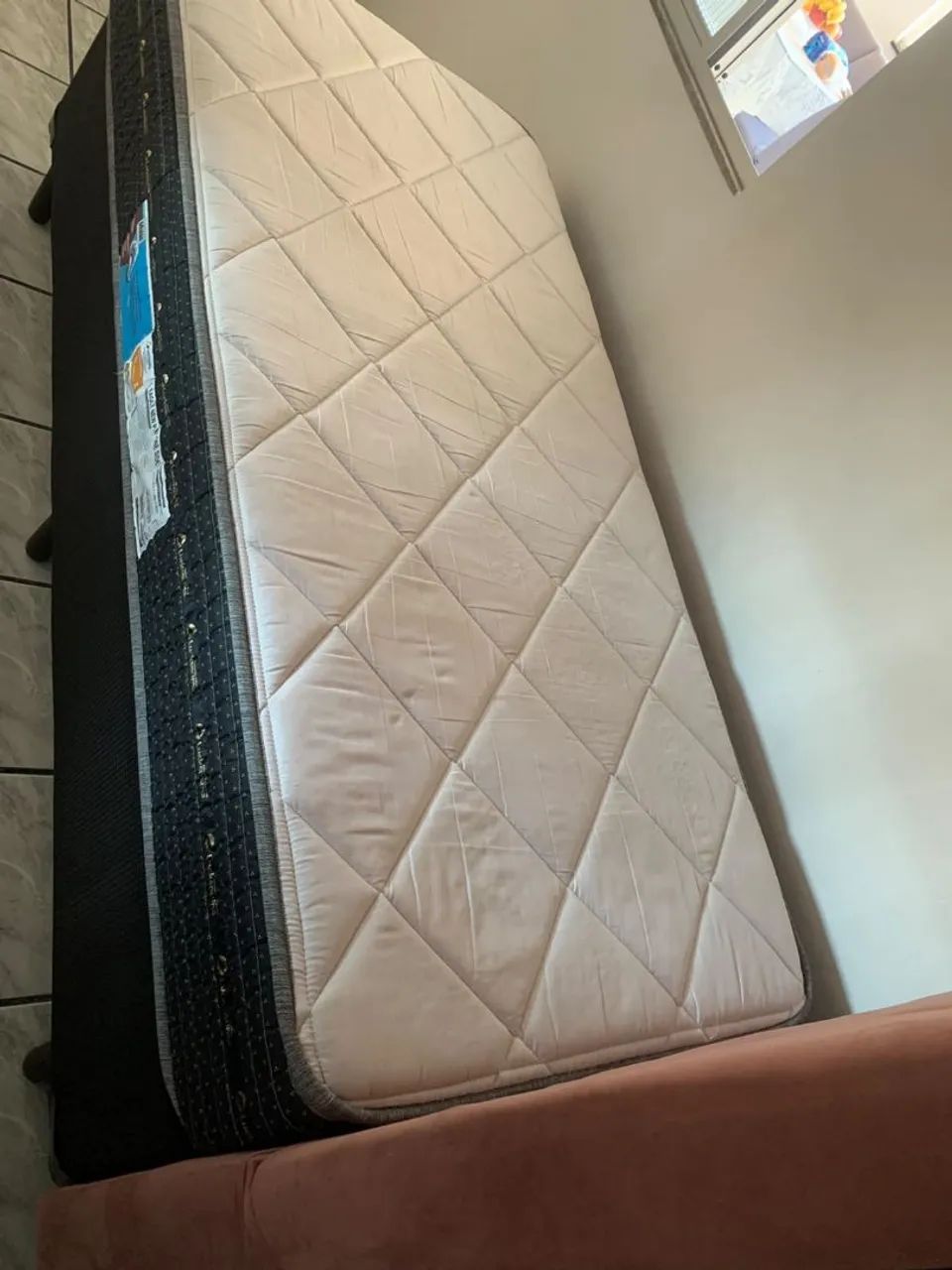 Cama box solteiro molas ensacadas  - Foto 4