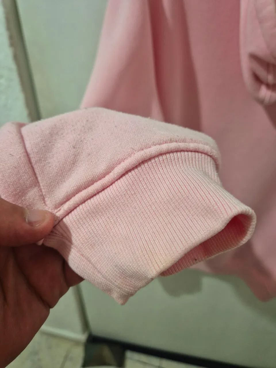 Blusa Moletom Rosa Overcome Canguru Forrada - Foto 5