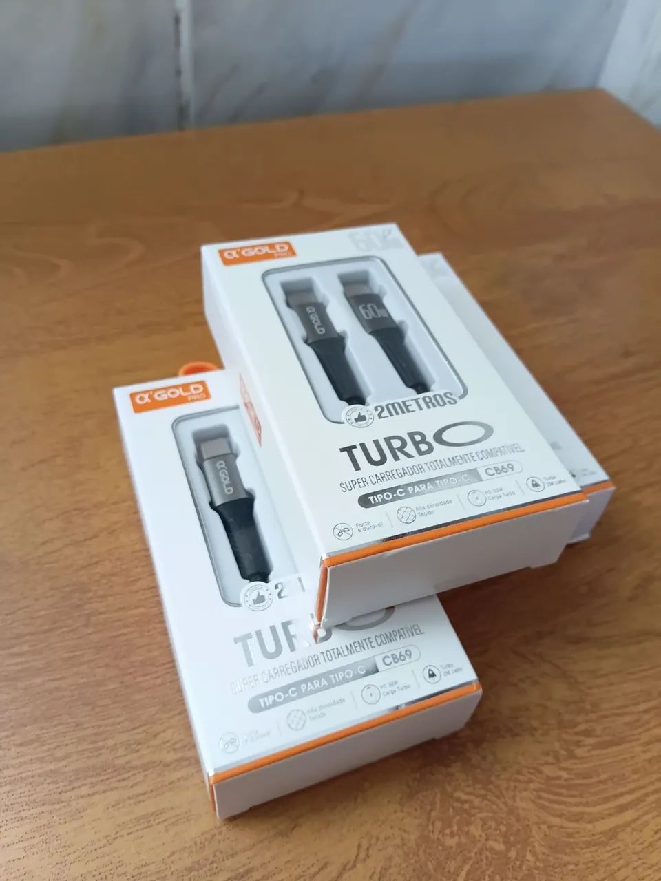 Cabo USB-C para Android Novo na Caixa - Foto 3