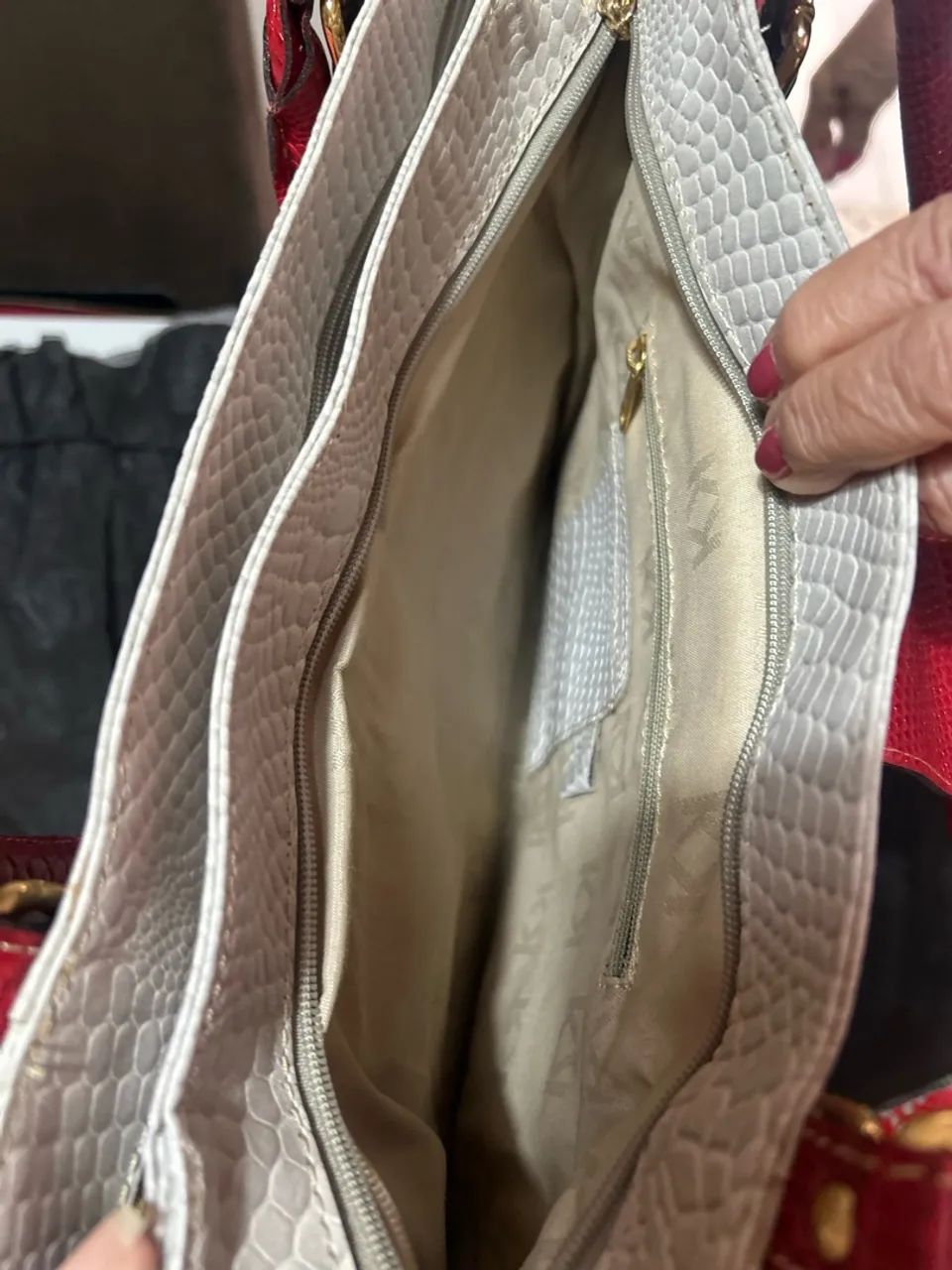 Bolsa de couro legítimo  - Foto 4