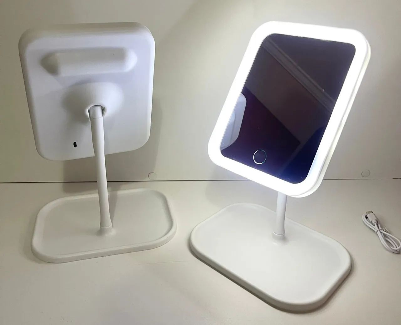 Espelho de mesa com luz de Led NOVOS  - Foto 2