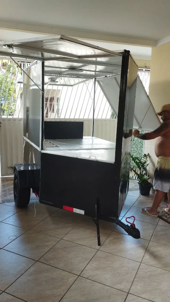 Vendo Reboque trayler de churrasquinho  - Foto 3