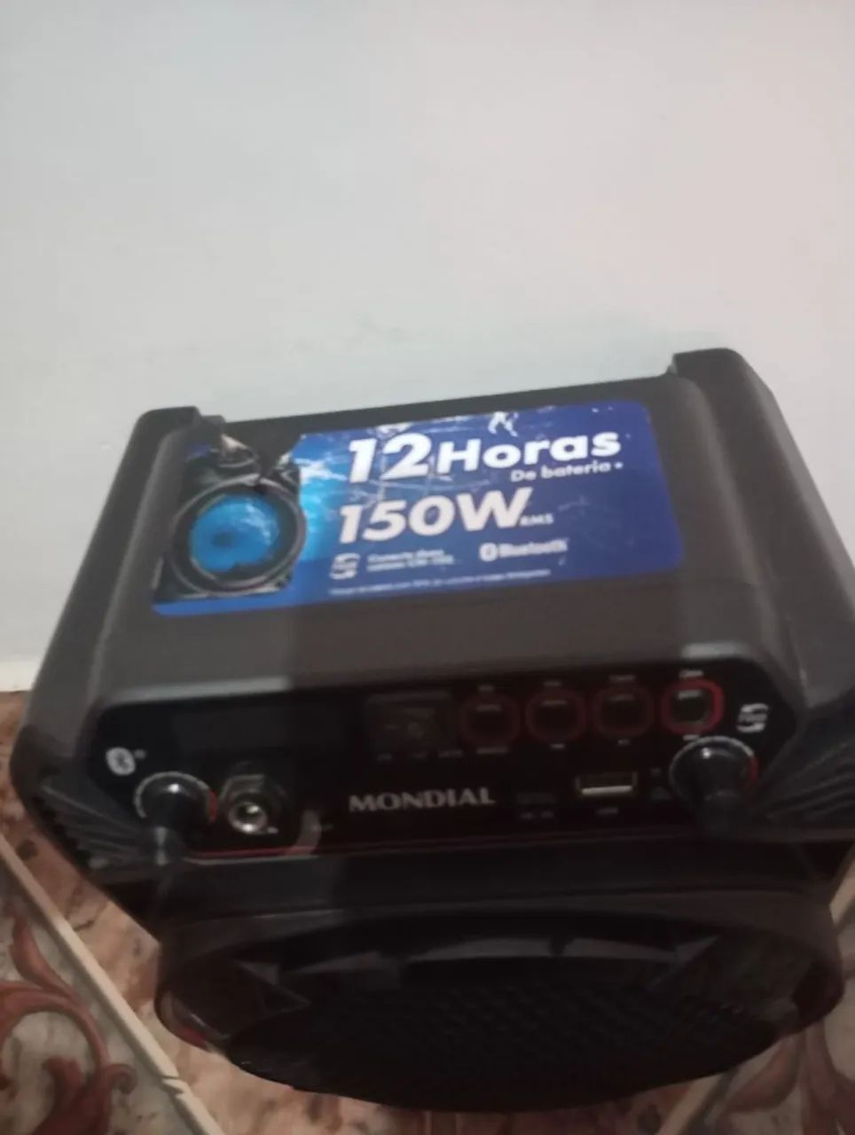 Caixa de som com microfone  - Foto 3