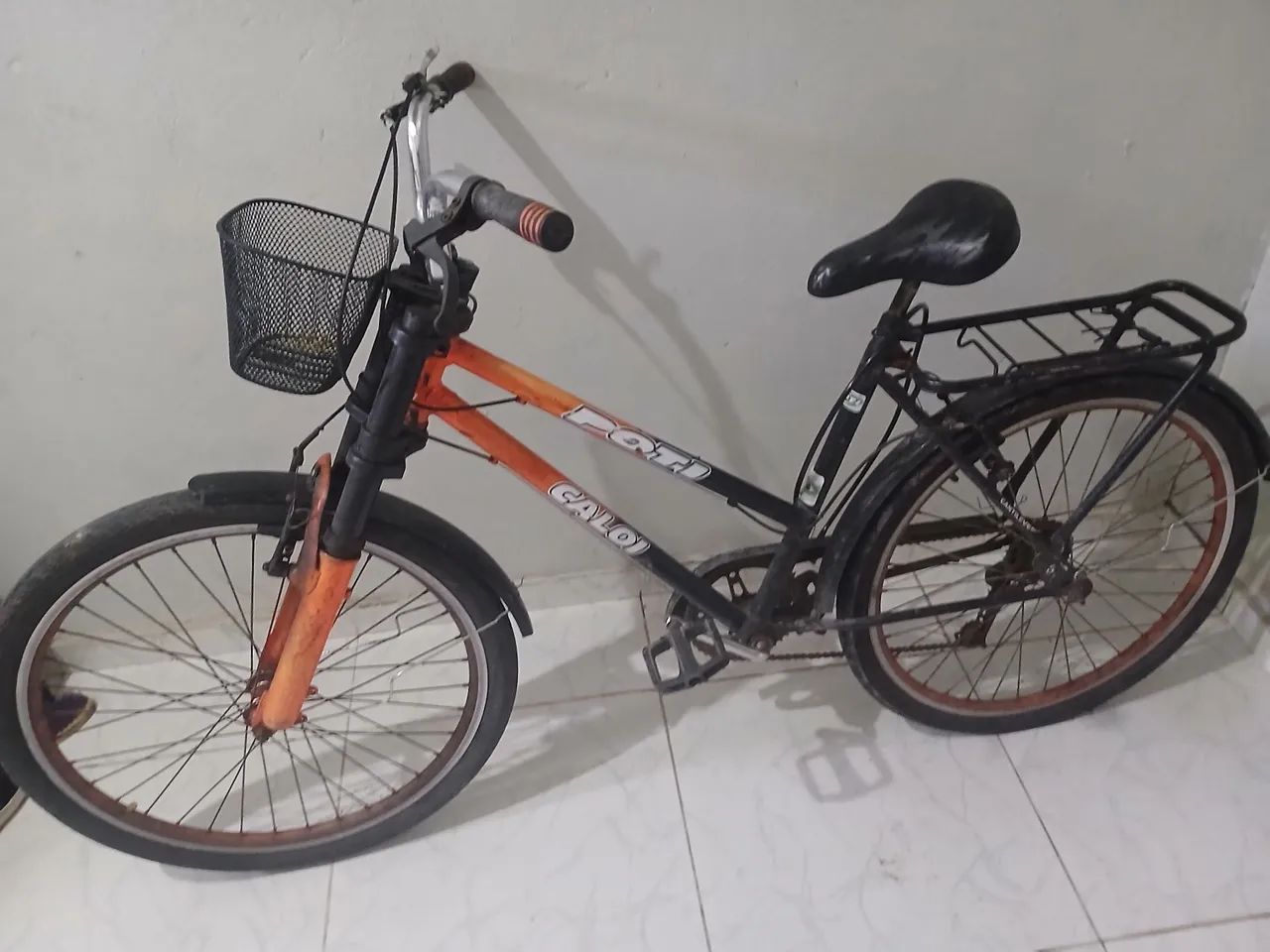 Bicicleta poti para trabalhar 
