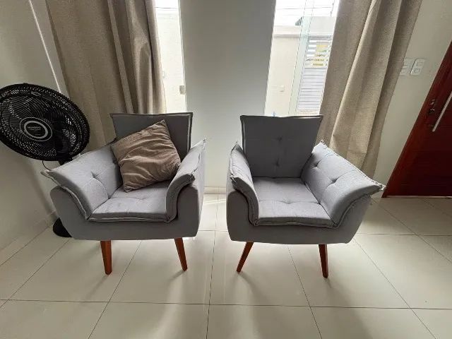 Sofa 2,10 metros 3 lugares e 2 poltronas conformataveis - Foto 4