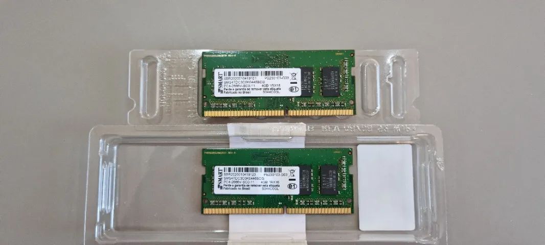 Kit Memória RAM Notebook SMART DDR4 8GB (2x4GB) 2666MHz SO-DIM - Foto 2